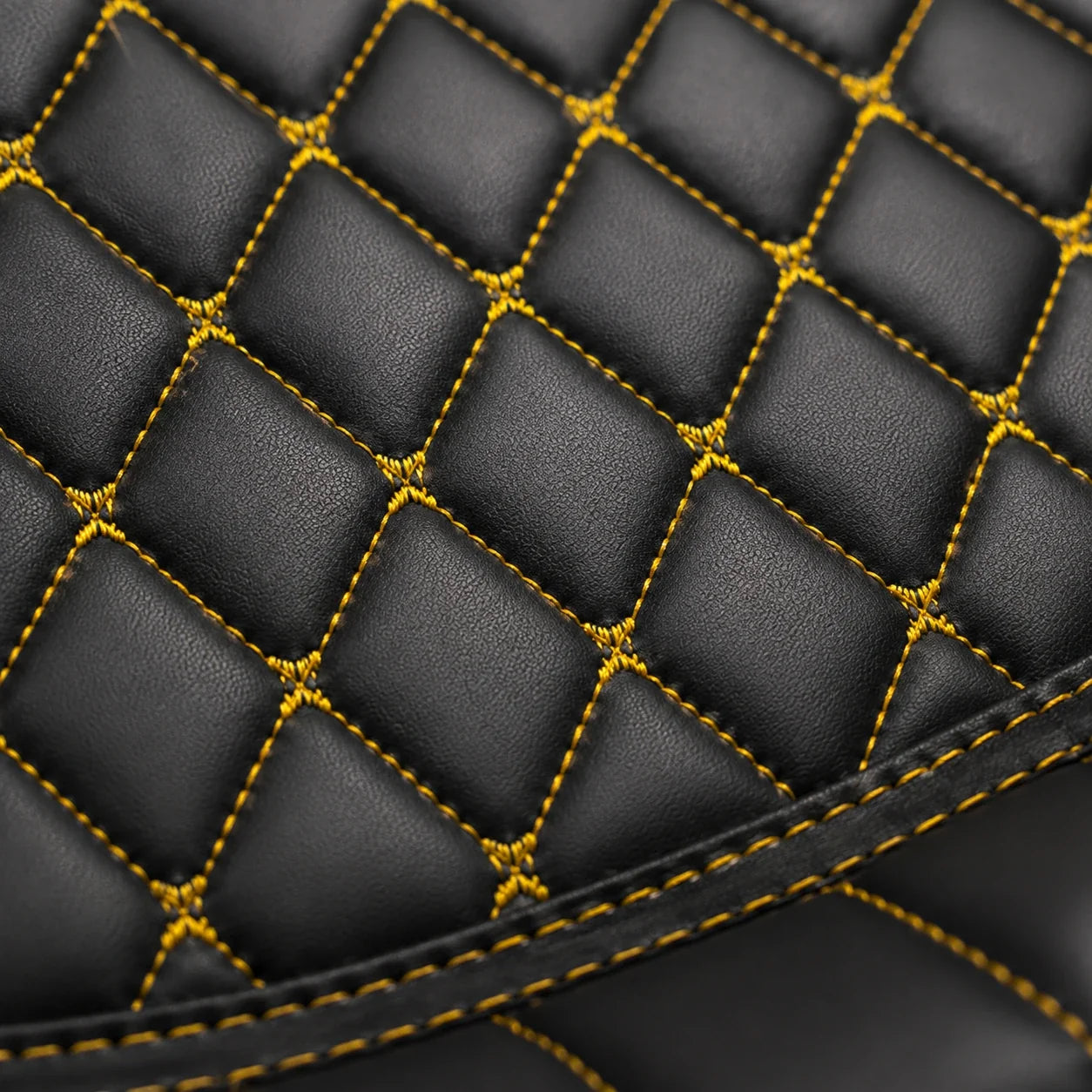 Black & Yellow Custom Car Mats