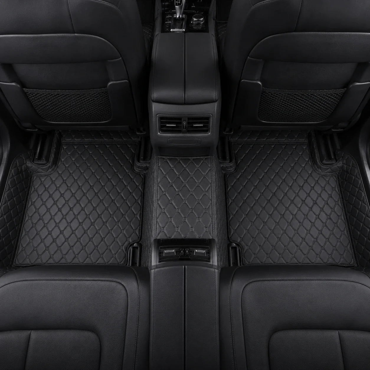 All Black Custom Car Mats
