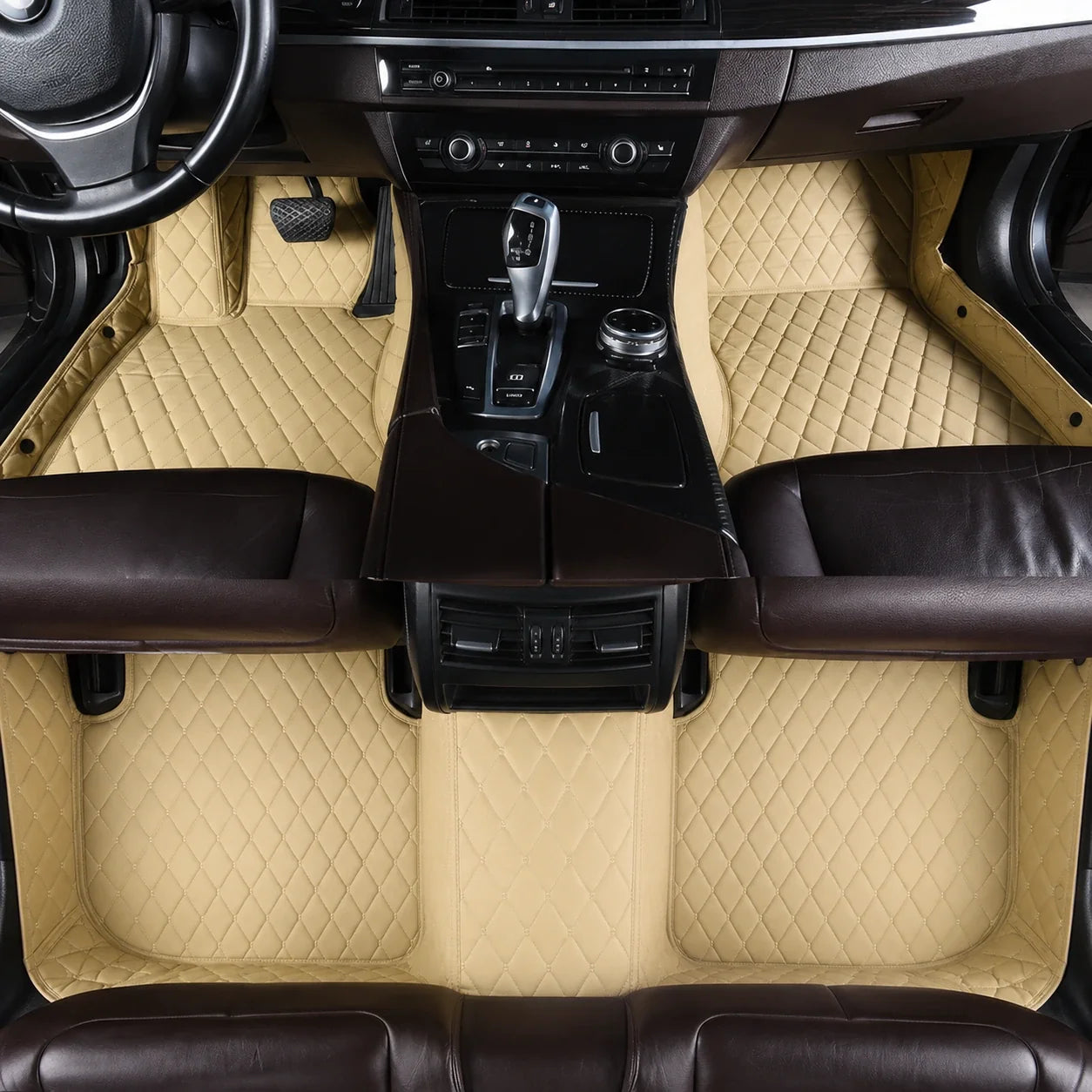 Beige Custom Car Mats