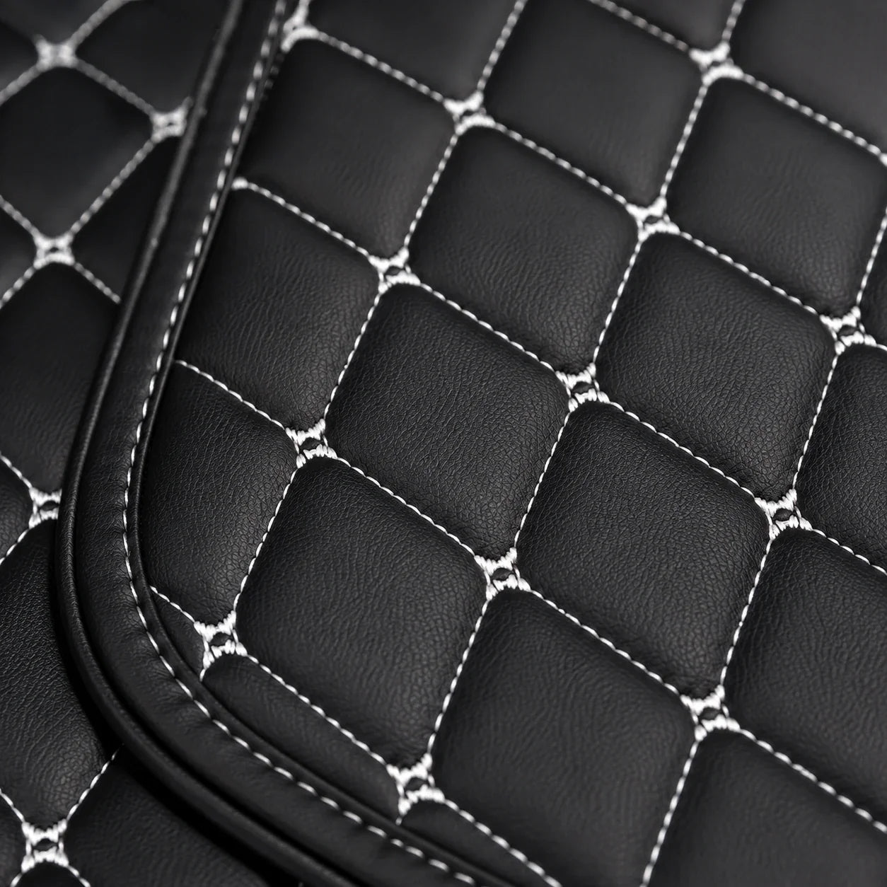 Black & White Custom Car Mats