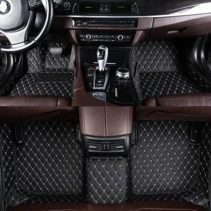 Black & White Custom Car Mats