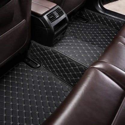 Black & White Custom Car Mats