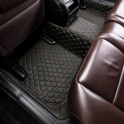 Black & Yellow Custom Car Mats