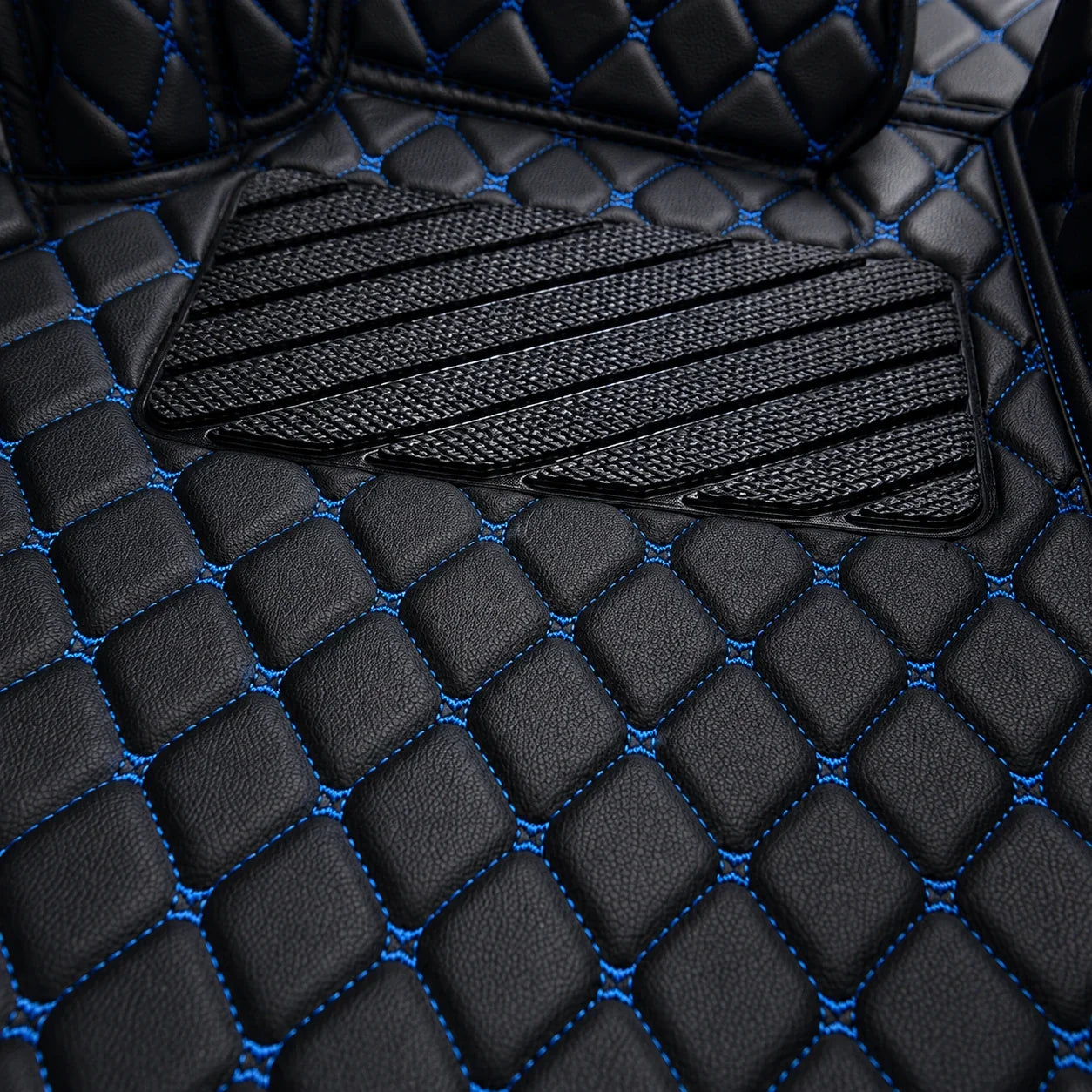Black & Blue Custom Car Mats