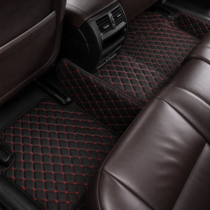 Black & Red Custom Car Mats