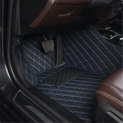 Black & Blue Custom Car Mats