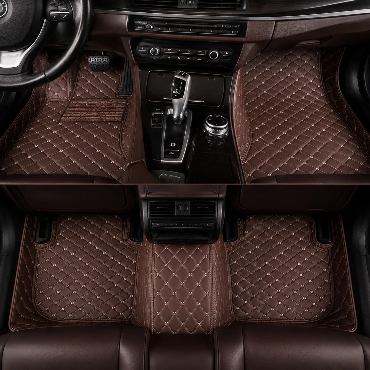 Coffee Brown Custom Car Mats