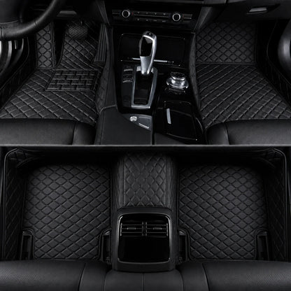 All Black Custom Car Mats