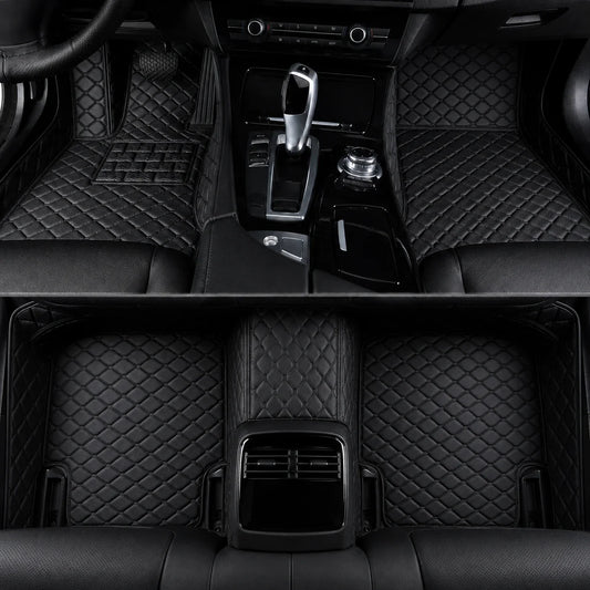 All Black Custom Car Mats