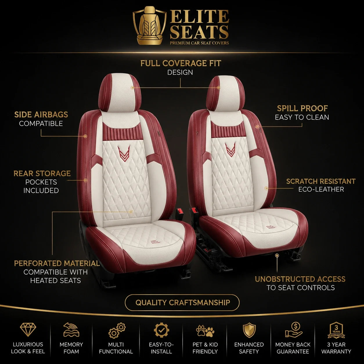 Elite™ Luxury Seat Cover
