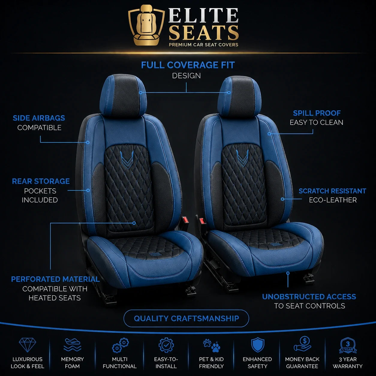 Elite™ Luxury Seat Cover