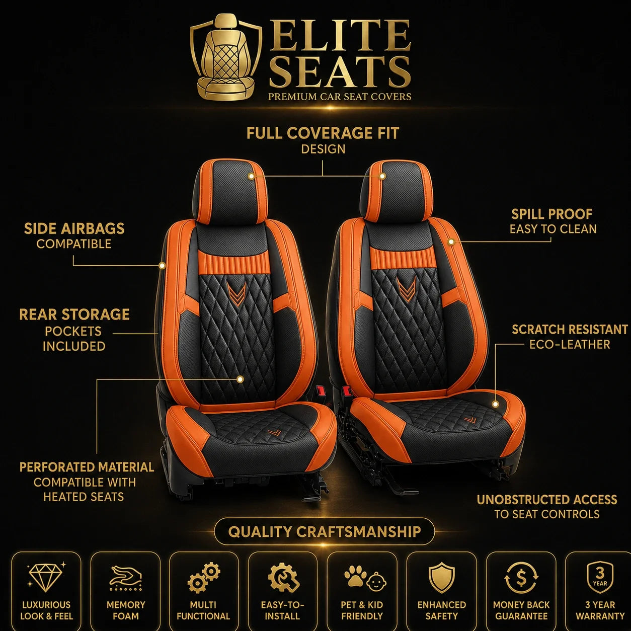 Elite™ Luxury Seat Cover