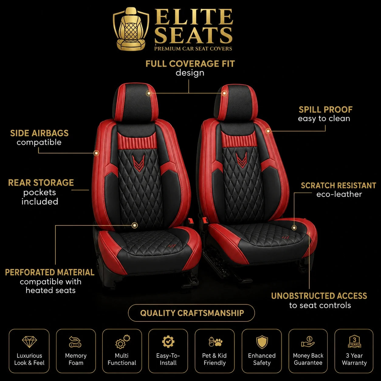 Elite™ Luxury Seat Cover