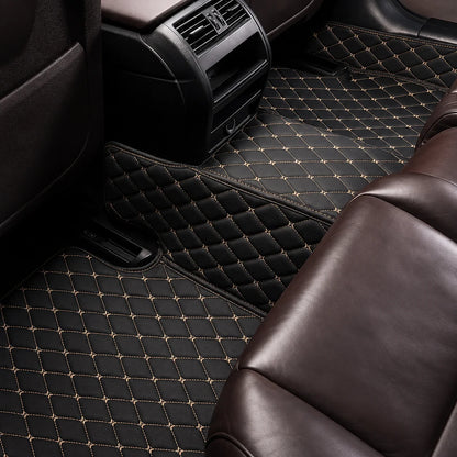 Black & Beige Custom Car Mats