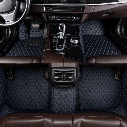 Black & Blue Custom Car Mats