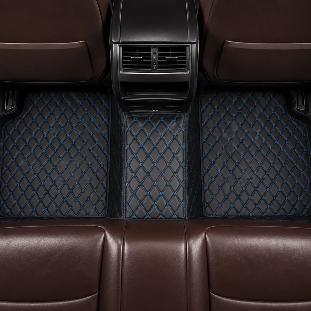Black & Blue Custom Car Mats