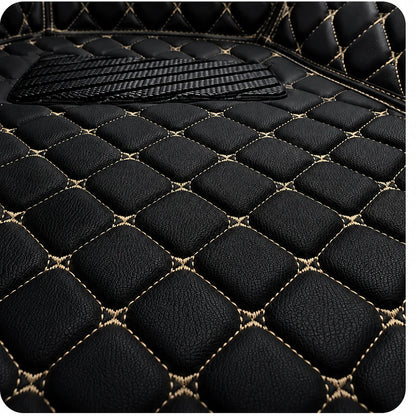 Black & Beige Custom Car Mats