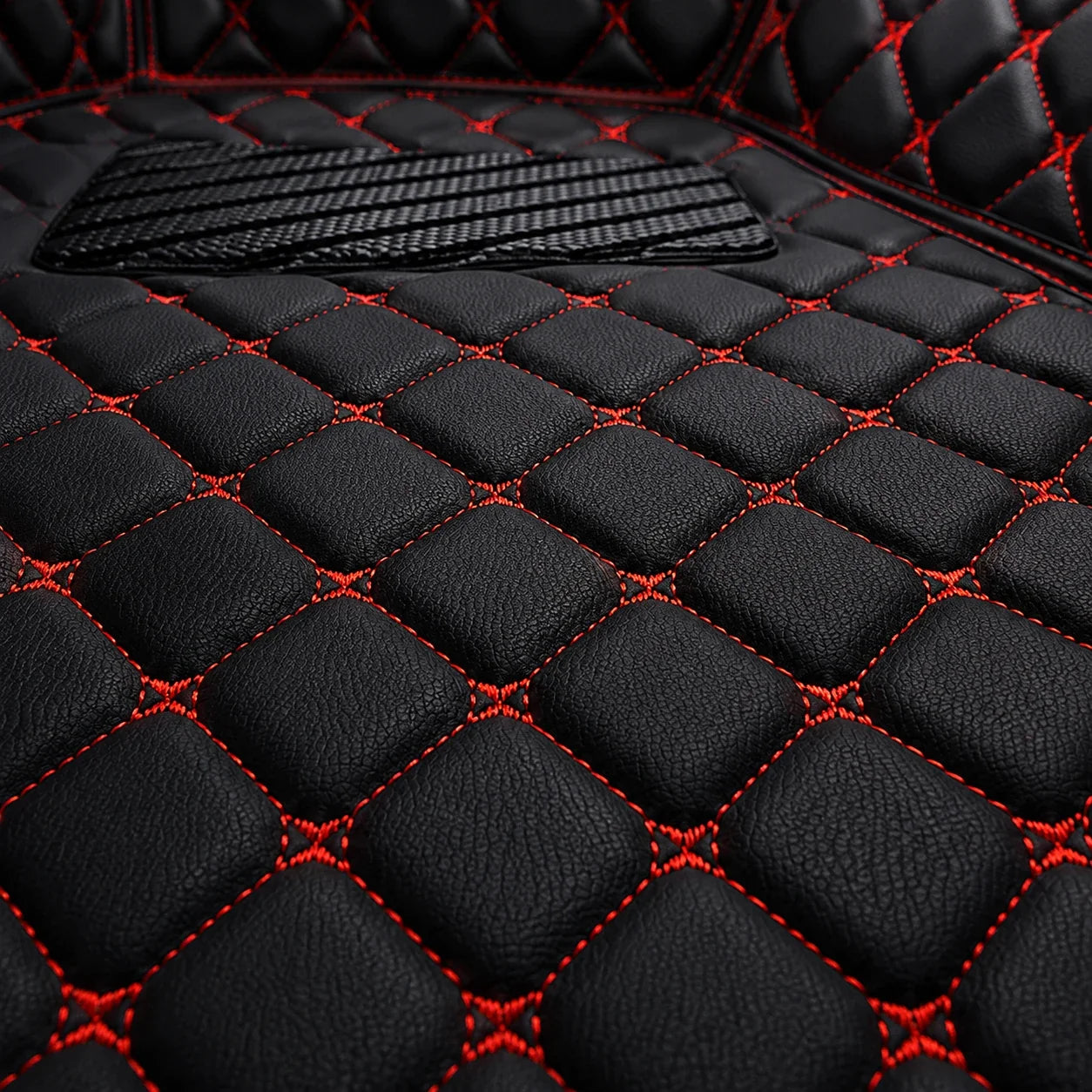 Black & Red Custom Car Mats