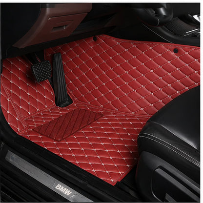 Wine Red Custom Car Mats